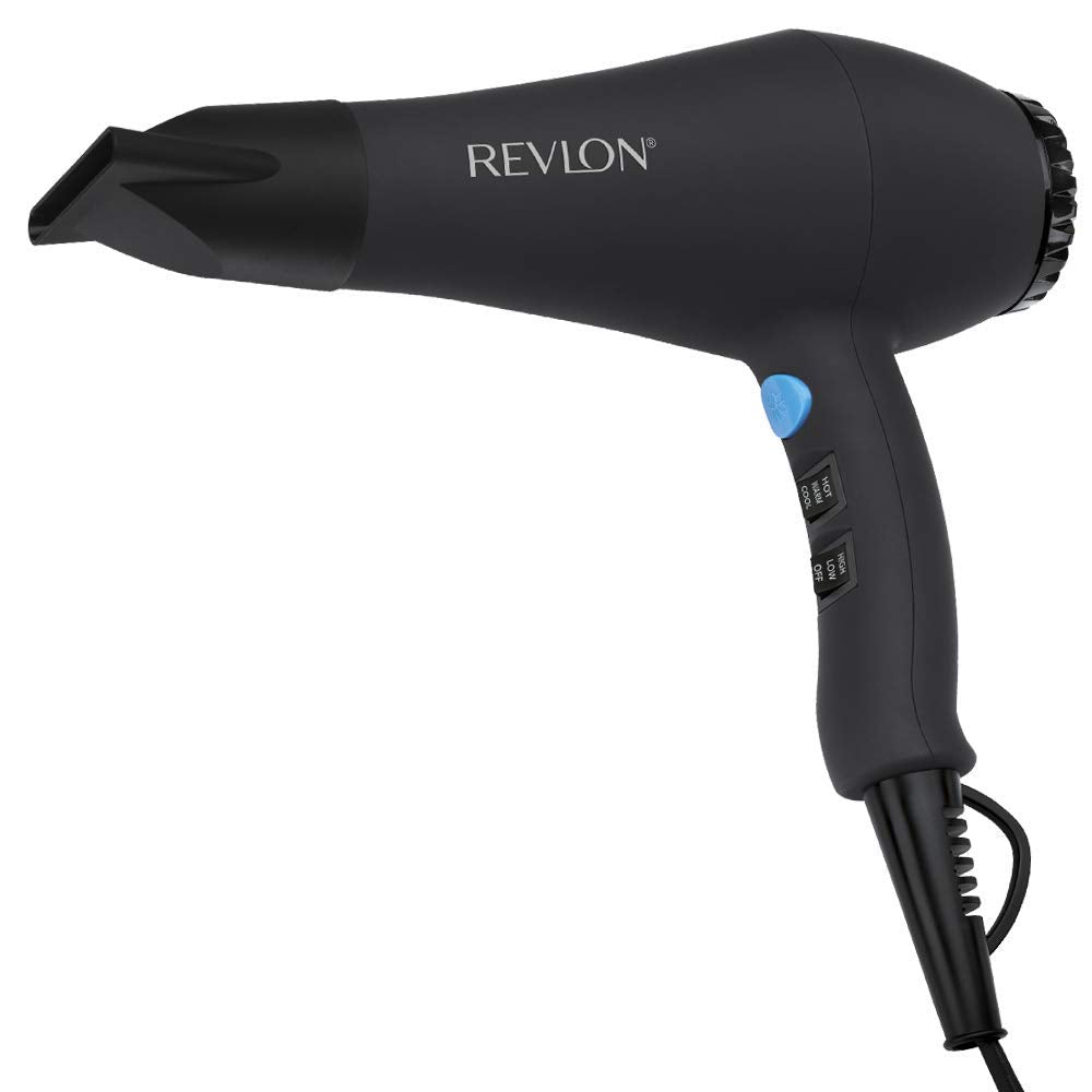 Revlon 1875W Smooth Brilliance AC Motor Hair Dryer, Black HAIRDRY