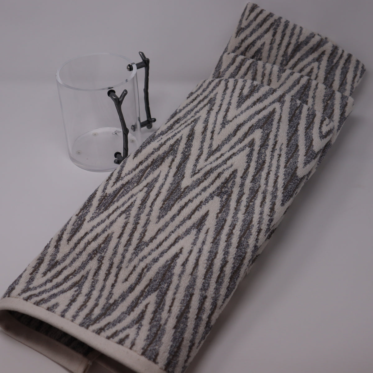 European Art Medley Multi Grey Hand Towel