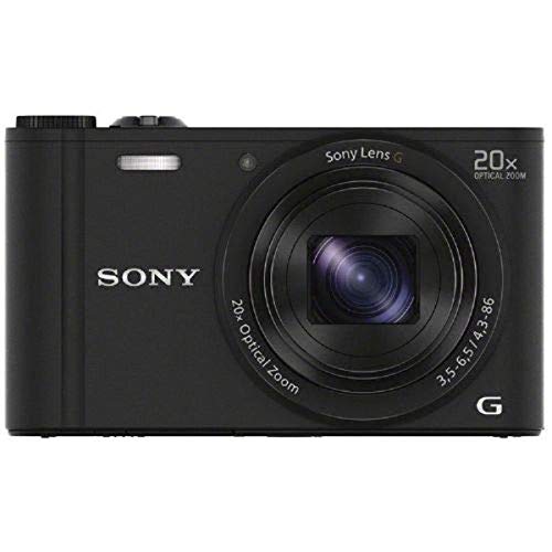 Sony DSCWX350 18.2 MP, 20x Optical Zoom, 40x Zoom,  Digital Camera, Image Stabilization, Wifi (Black)