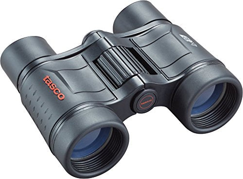 Tasco 254300 Essentials 4 x 30mm Roof Prism Roof MC Box Binoculars, Black