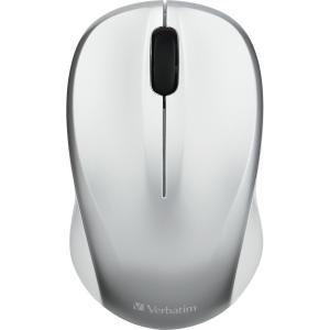 Verbatim Silent Wireless 2.4GHz Blue LED Mouse, Silver