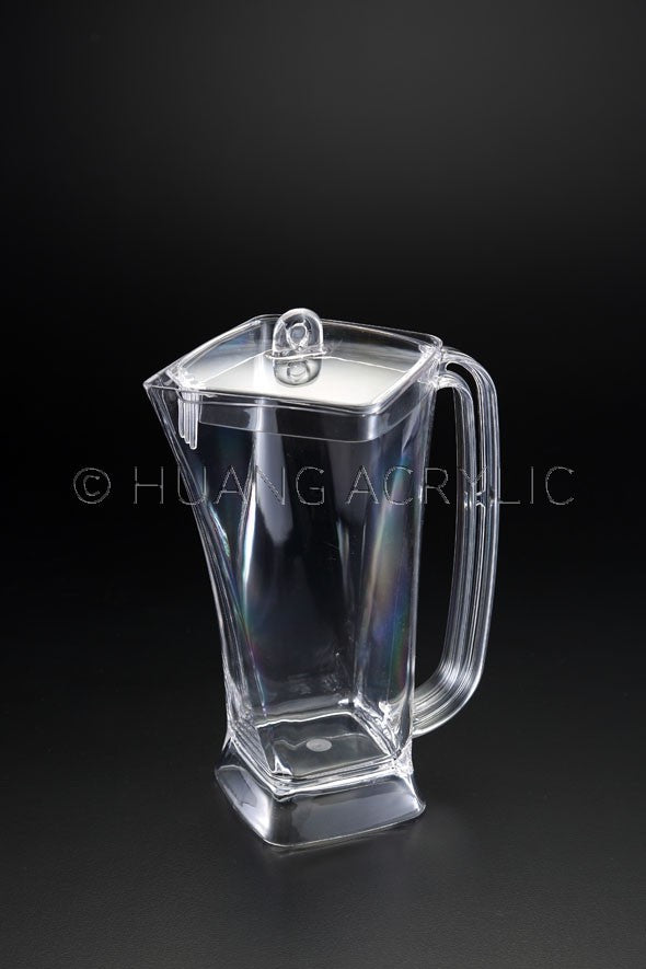 Modern Twist Square Acrylic Pitcher