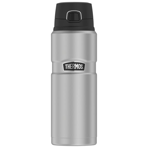 Thermos 24 Oz Stainless King Vacuum Insulated Stainless Steel Drink Bottle, Matte Steel