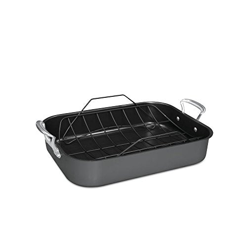 Nordic Ware Roaster with Rack, X-Large, Black