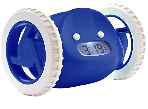 Clocky Loud Runaway Alarm Clock on Wheels for Heavy Sleepers - Assorted Colors