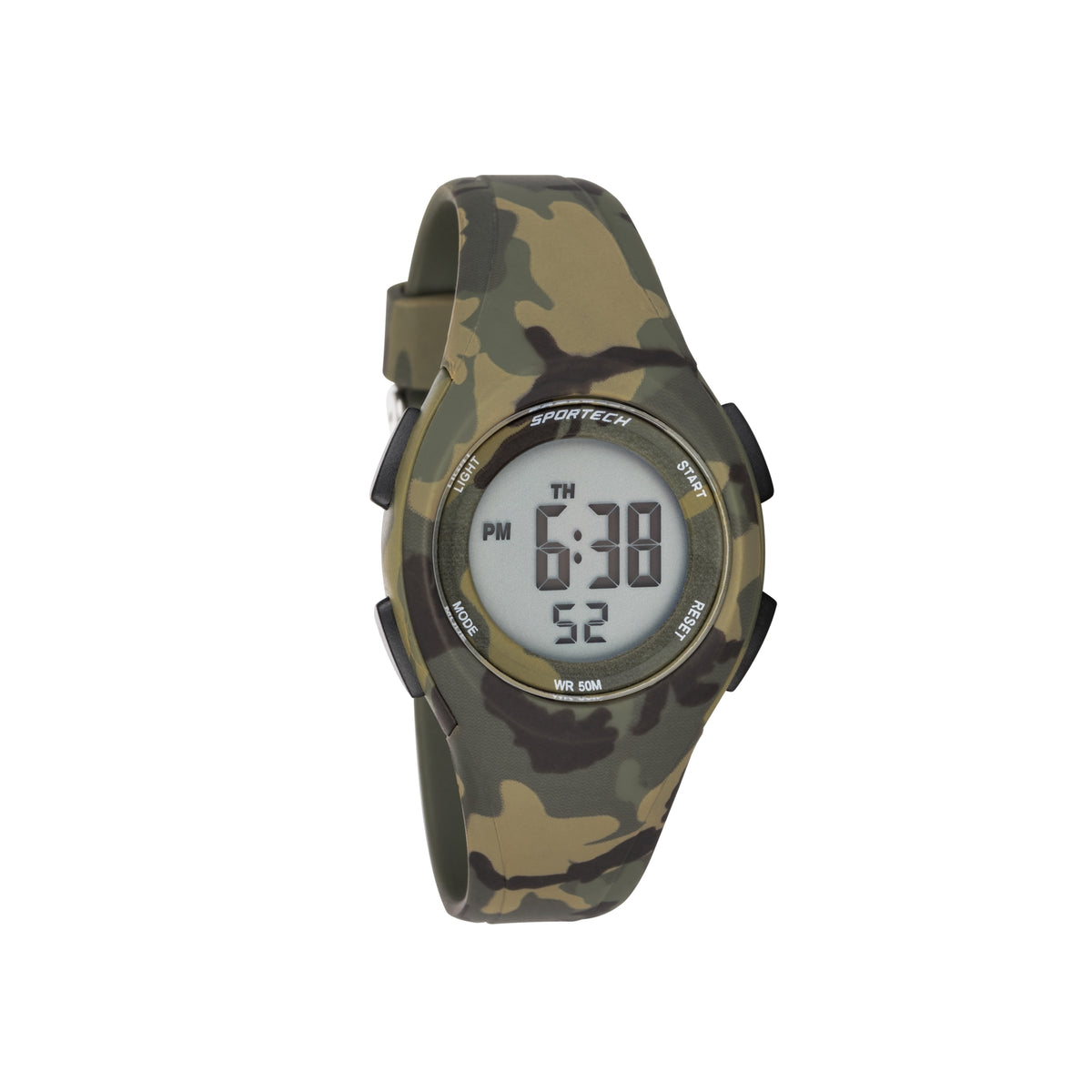 Sportech Camouflage Green Digital Children's Watch