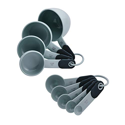 KitchenAid Classic Measuring Cups and Spoons Set, Gray