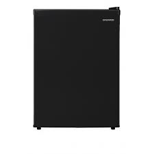 Daewoo 2.4 Cubic Feet Compact Refrigerator Fridge, Black