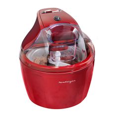 NOSTALGIA ICM15RR 1.5 QT ELECTRIC GEL ICE CREAM MAKER