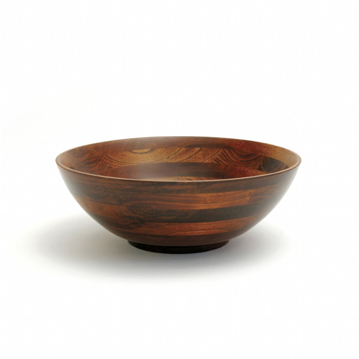 Lipper Cherry Finish Footed Bowl