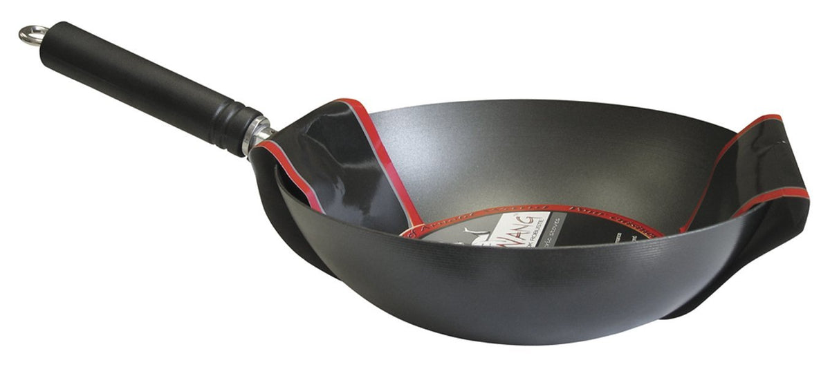 Arnold Wang AW-W-33 13" Nonstick High Performance Carbon Steel Wok FRYPAN