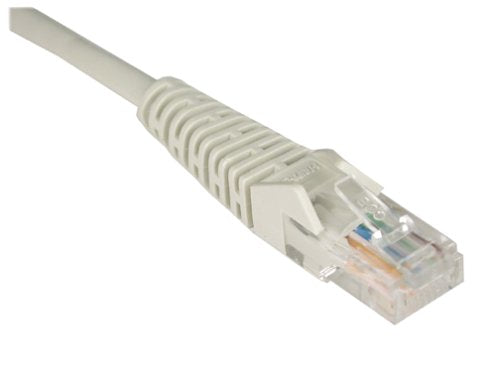 Tripp Lite N001-025-GY 25' Cat5e 350MHz Snagless Molded Patch Ethernet Cable, Gray - RJ45 M/M