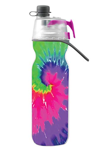 O2COOL Mist 'N Sip 20oz Insulated Misting Water Bottle With No Leak Pull Top Spout - Assorted Colors