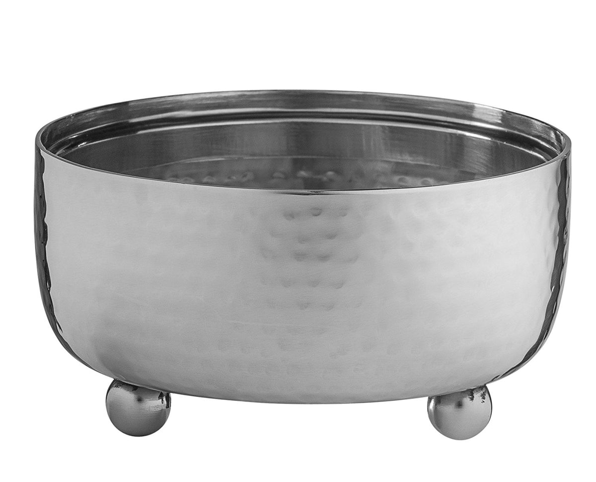 Decorizer Hammered Steel ½ lb. Container Holder (Silver)