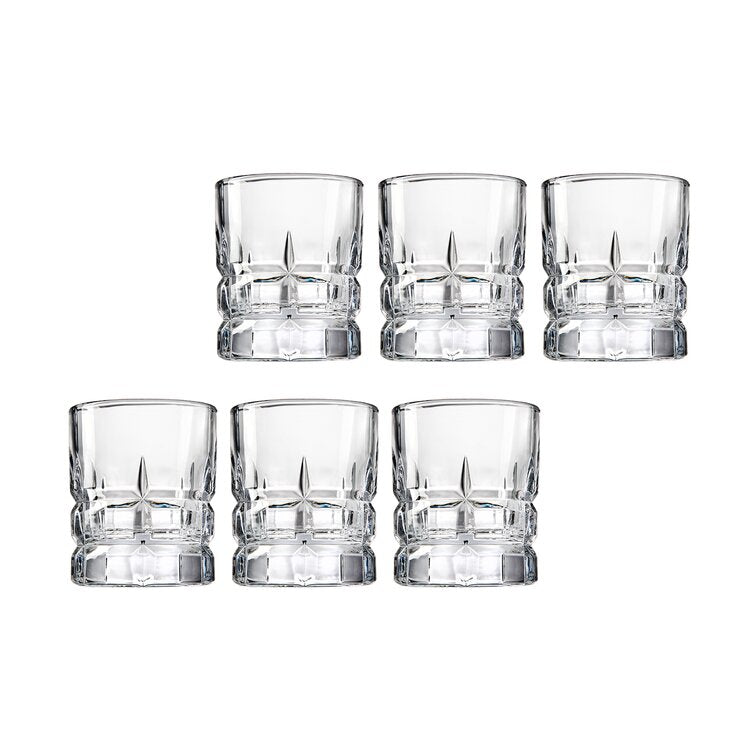 Godinger Crosby Square 2oz Shot Glass, Set of 6