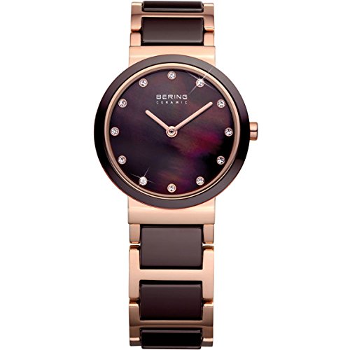 Bering Burgundy and Rose Gold Watch Sale | polished rose gold | 17031-969 | BERING ® | Official  main image 3