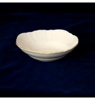 Bernadotte 13cm/5" Fruit Nappy Compote Bowl, Ivory Gold