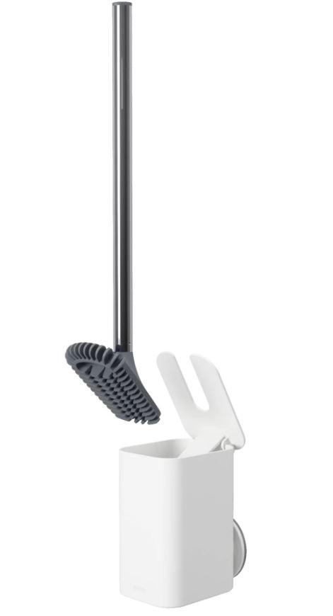 Umbra Flex Surelock Toilet Brush, White