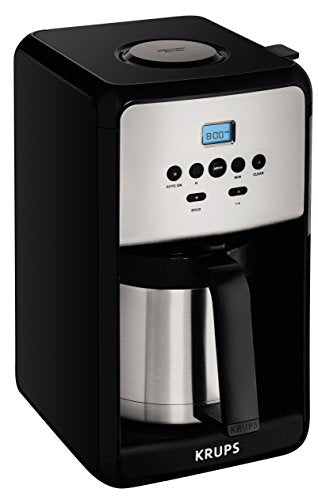 KRUPS 12 Cup Coffee Maker, Black