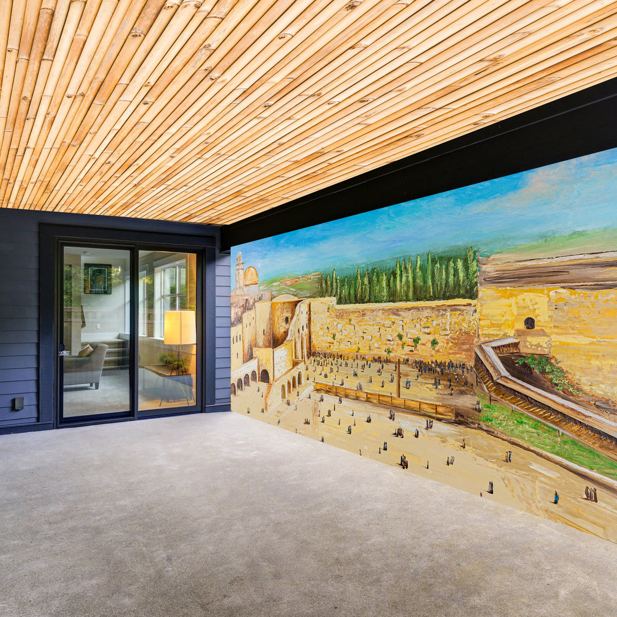 Waterdale Sukkos Painted Colored Kosel Vinyl Sukkah Decoration