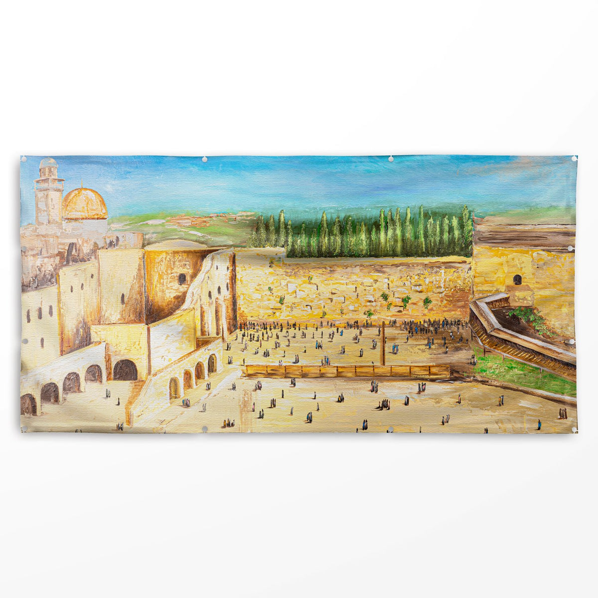 Waterdale Sukkos Painted Colored Kosel Vinyl Sukkah Decoration