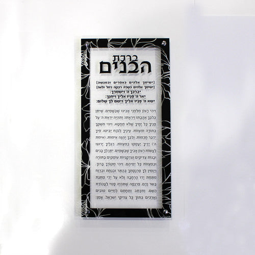 Waterdale Lucite Birchas Habonim, Black