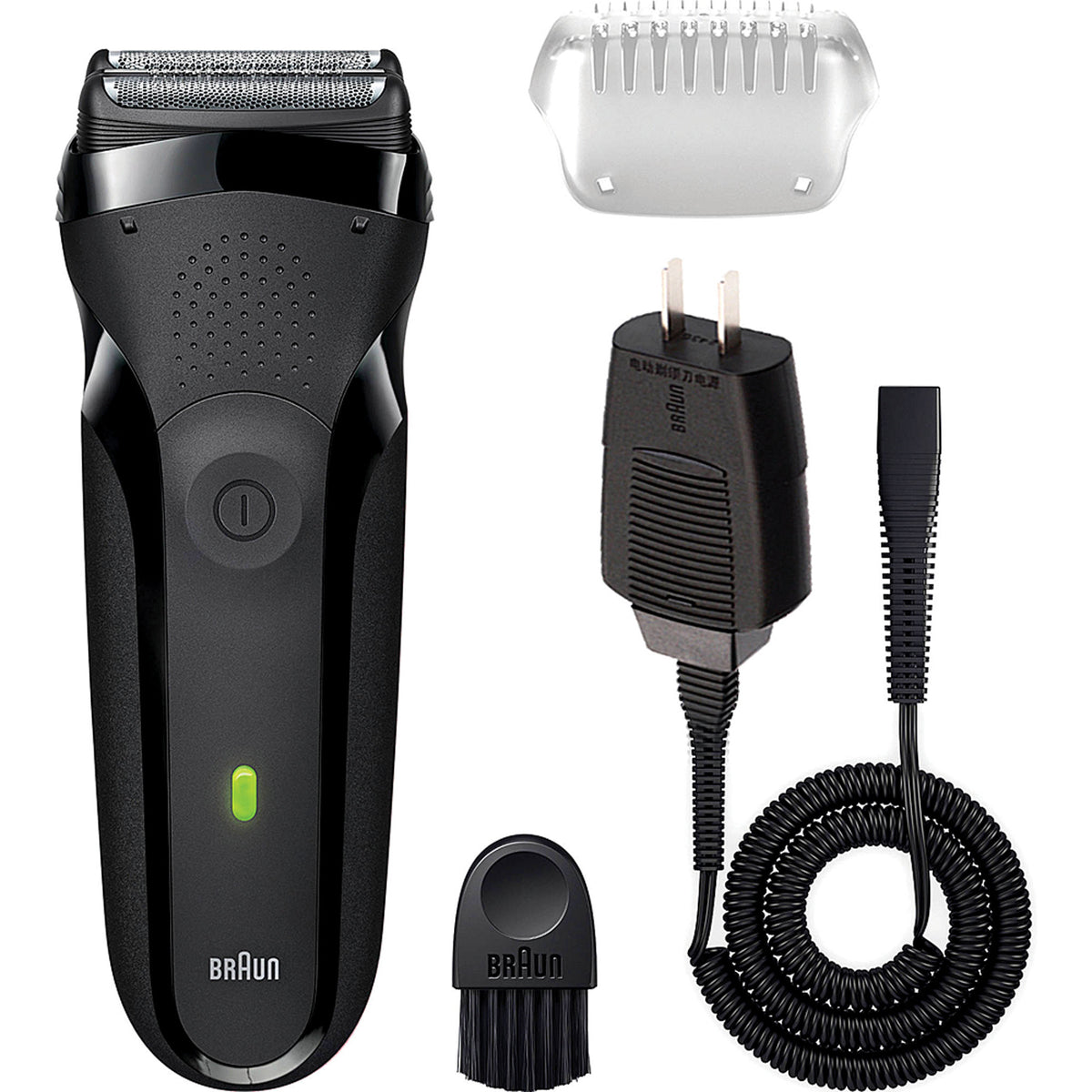 Braun Series 3 300s Men's Electric Shaver /Rechargeable Electric Razor, Black