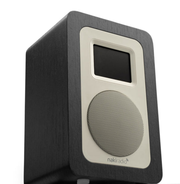 Naki Radio MK100, Kosher Wifi Radio Player Streaming ONLY Pre Approved Jewish Radio Stations (works through Wifi) , Black, Fast Forward/Rewind and Headphone Jack