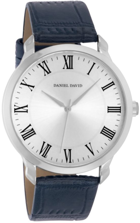Marciano - Daniel David Roman Numbers Analog Watch Mens, Silver