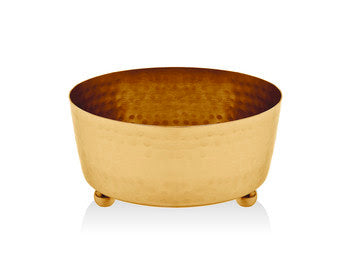 Godinger Gold Finish 1/2 lb. Relish Bowl Dip Container