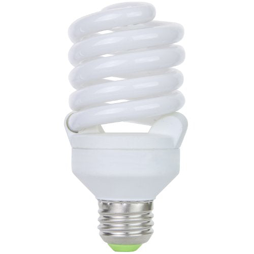 Sunlite - 1 Pack Mini Spiral CFL Light Bulb, 23 Watts (100W Equivalent), Medium Base (E26), Cool White
