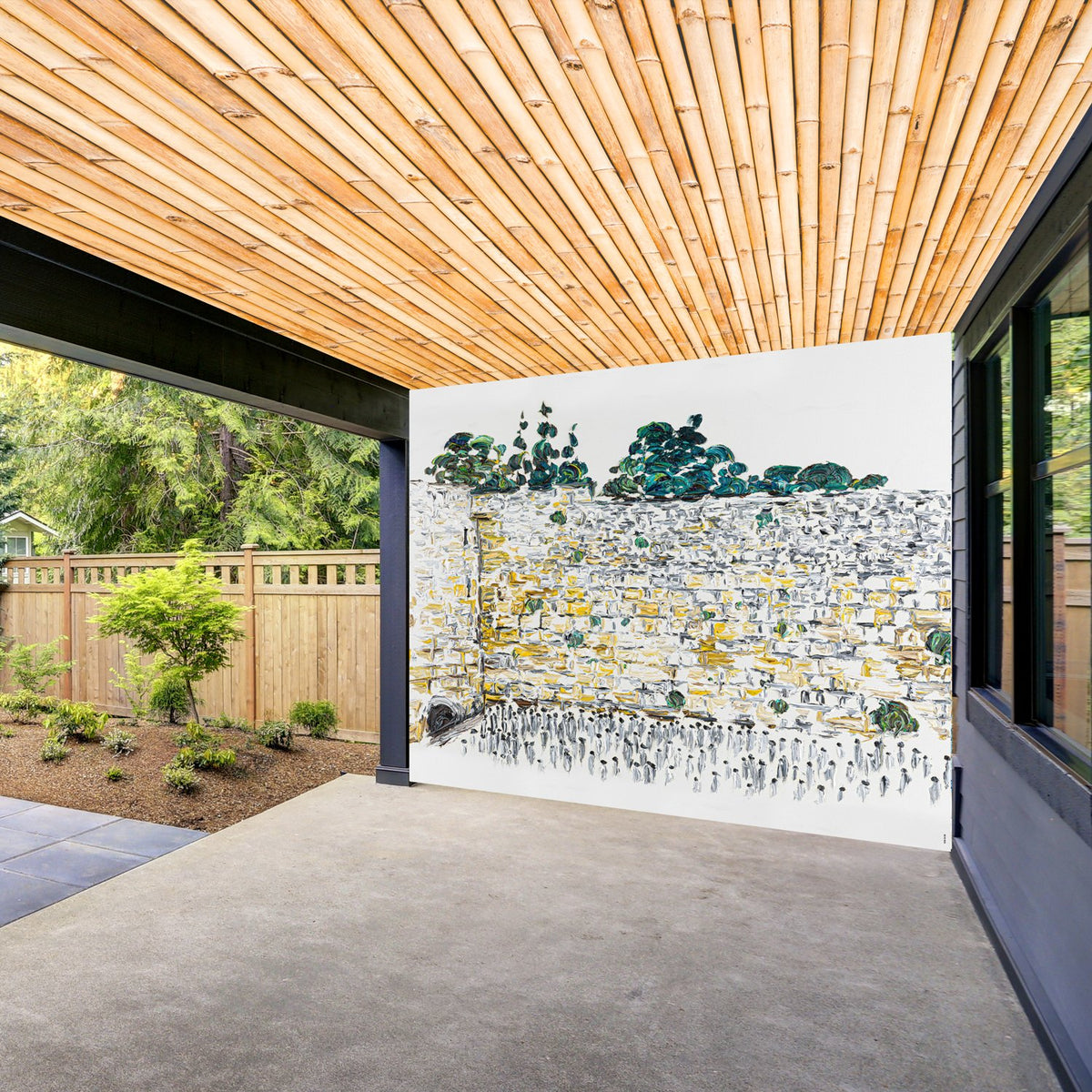 Waterdale Sukkos Koby Kosel Vinyl Sukkah Decoration