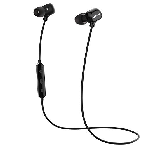 Mpow MPBH053AB Enchanter Bluetooth Wireless Sport Earbuds Headphones - Upgraded Wearing Comfort, Sweatproof for Running