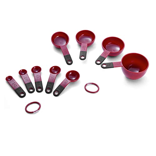 KitchenAid Measuring Cups and Spoons Set in Red