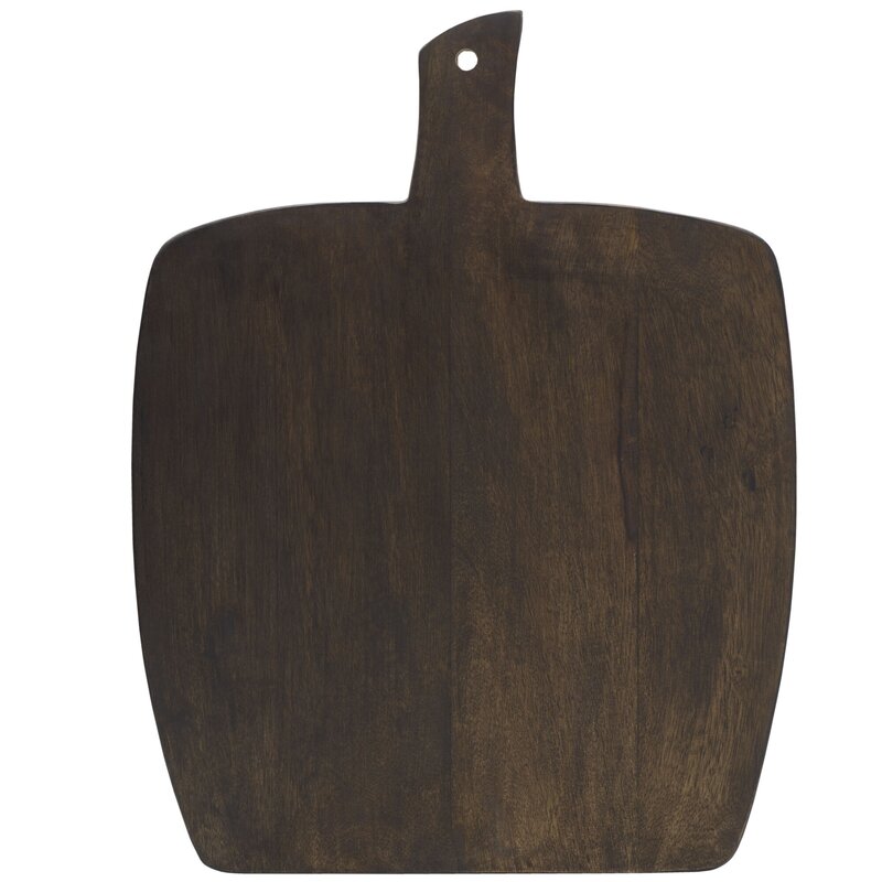 Fitz And Floyd Austin Craft 18' Espresso Wood Serving Board