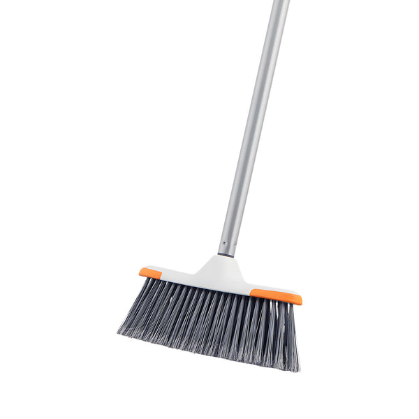 Superio Essential Broom, Gray and Orange