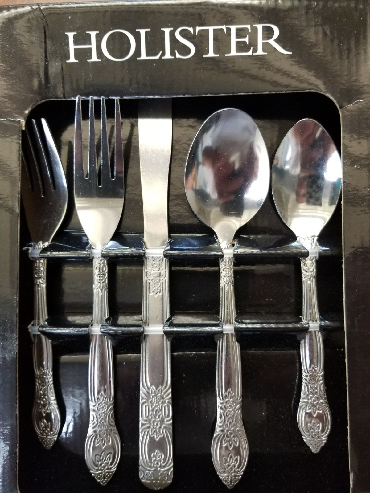 Holister G100169 18/0 20 Piece Flatware Set, Royal