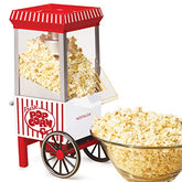 Nostalgia 12 Cup Hot Air Popcorn Machine, Vintage Movie Theater Style