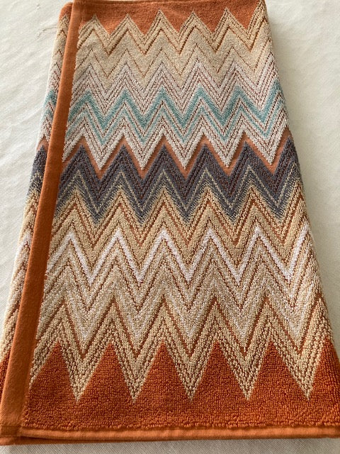 European Art Element Multicolored Hand Towel