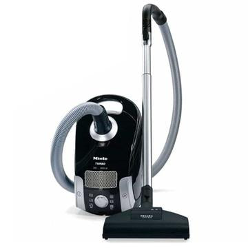 Miele Compact C1 Turbo Team PowerLine Vacuum, Obsidian Black
