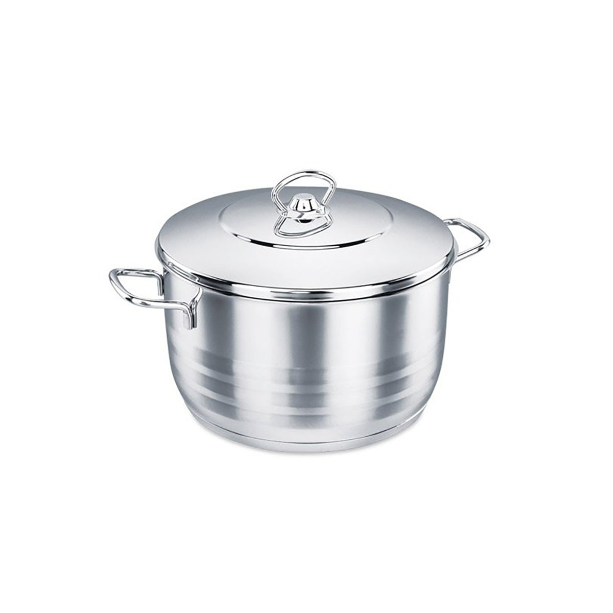 Korkmaz Classic Stainless Steel Covered Stockpot 7Qt