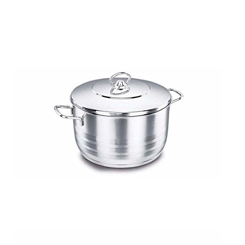Korkmaz Astra Stainless Steel Capsulated Stockpot, High Polish Finish 3Qt
