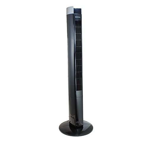 Comfort Zone CZTF642RBK Tower Fan, 42", Black