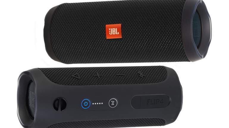  JBL Flip 4 Waterproof Portable Bluetooth Speaker - Black