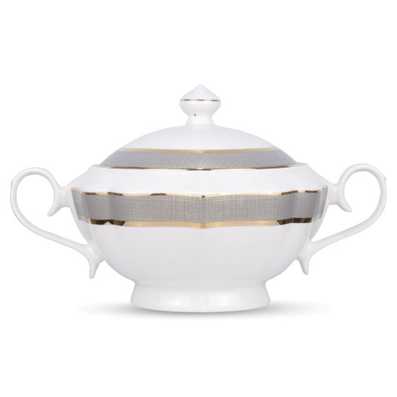 Brilliant Nova Bone China Soup Tureen, 135 Oz
