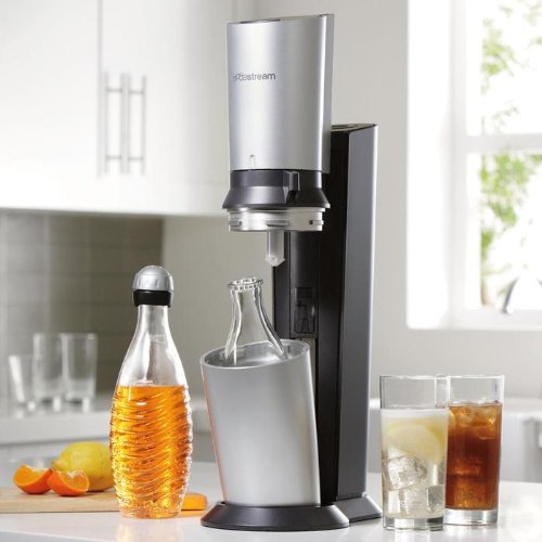 Sodastream Crystal Soda Maker Starter Kit - Black/Silver