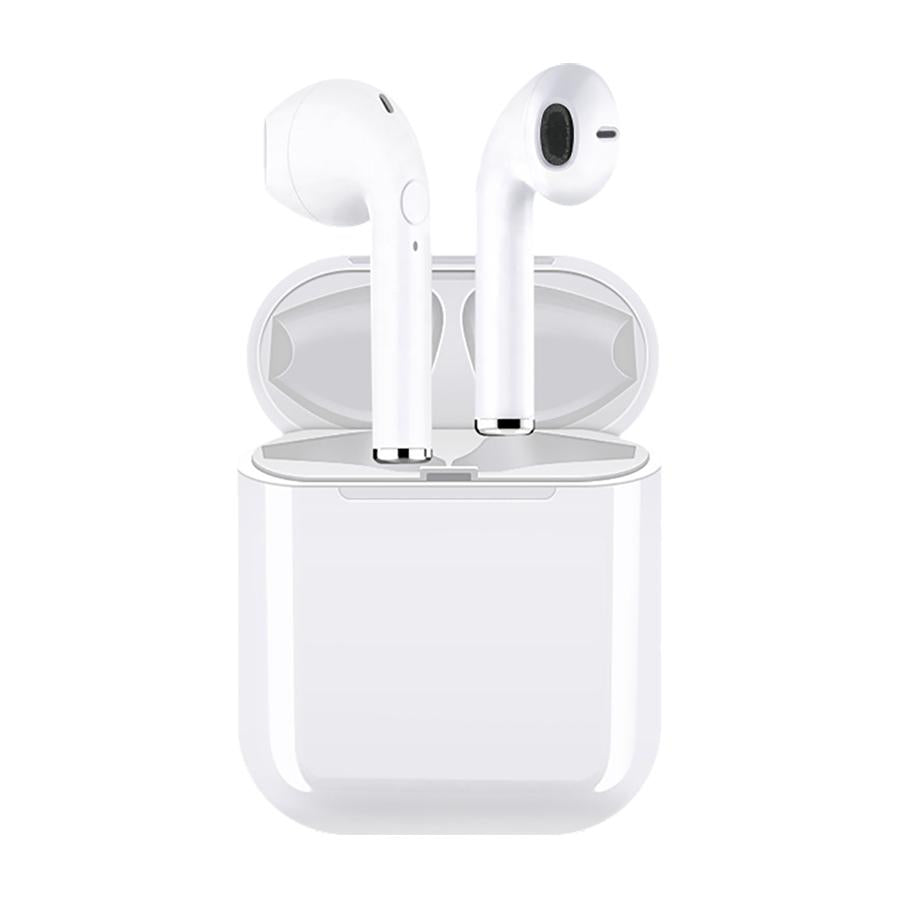 Impecca True Wireless Earphone Earbuds Bluetooth Headphones with Charging Case, White