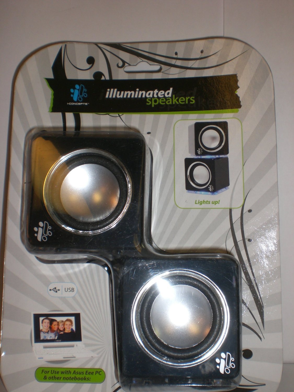 Iconcepts Illuminated Speakers
