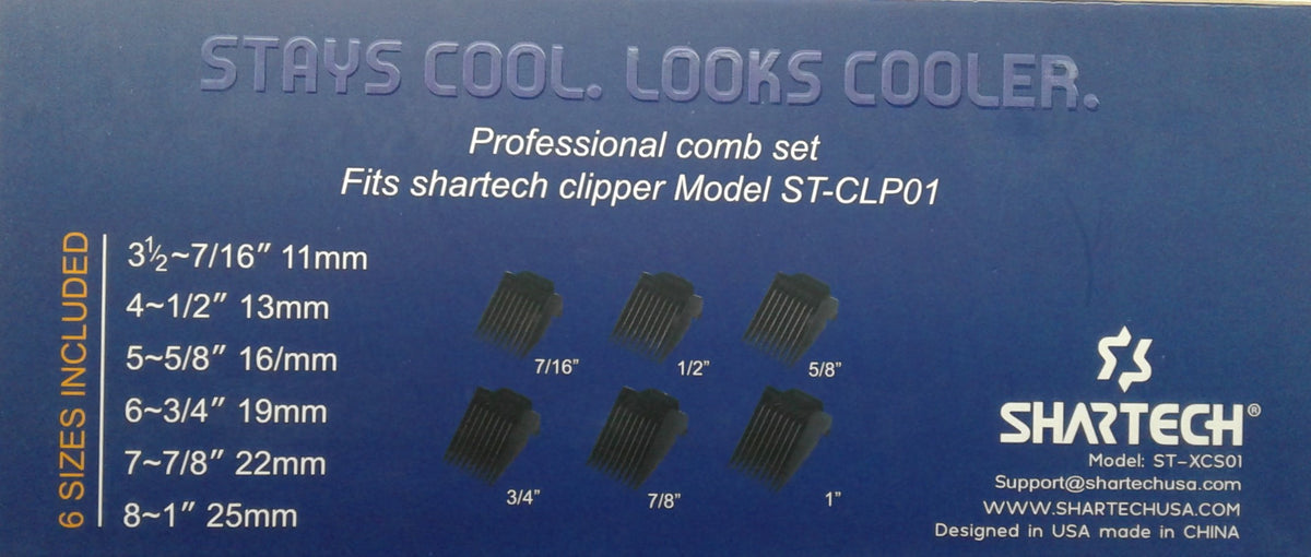 Shartech 6 Piece Comb Set