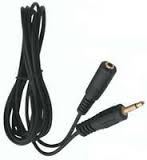 TRISONIC MONO EXTENSION CABLE 3.5MM MONO PLUG TO 3.5MM MONO JACK